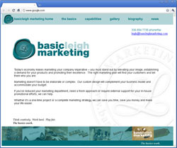 Basic Leigh Marketing serving Greensboro, Winston Salem, High Point and beyond